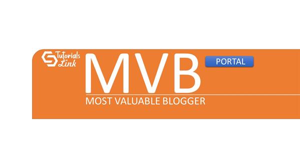 TutorialsLink MVB ( Most Valuable Blogger ) 